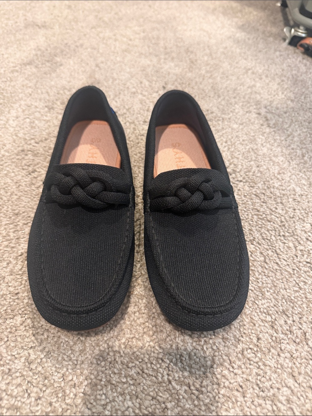 Rothy’s Black Braided Slip-On Loafers - Women’s Casual Loafers
